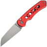 Нож CIVIVI Pragma Prime stonewash сталь 14C28N рукоять Red Aluminum (C24067-2)