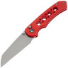 Нож CIVIVI Pragma Prime stonewash сталь 14C28N рукоять Red Aluminum (C24067-2)