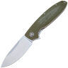 Нож Petrified Fish Terra stonewash сталь D2 рукоять Green Micarta