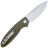 Нож Petrified Fish Terra stonewash сталь D2 рукоять Green Micarta