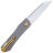 Нож Real Steel Solis satin сталь N690 рукоять Gold/Grey Titanium (7062G)
