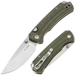Нож Kizer T1 BD satin сталь Nitro-V рукоять Green Micarta Нож Kizer T1 BD satin сталь Nitro-V рукоять Green Micarta
