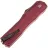 Нож Kershaw Livewire blackwash сталь Magnacut рукоять Merlot Aluminium (9000MERL)