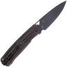 Нож Arkona Nettle F blackwash сталь N690 рукоять микарта black-grey