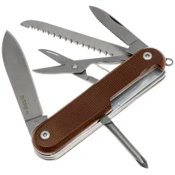 Нож MKM Malga 5 сталь MagnaCut рукоять Natural Canvas Micarta (MP05MAG-NC)