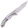 Нож CH 3519 сталь S35VN рукоять Silver Titanium/CF