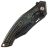 Нож WE Knife Orpheus blackwash сталь 20CV рукоять Black/Bronze Ti/Jungle Wear FatCarbon (WE23009-1)