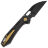 Нож Vosteed RSKAOS Wharncliffe blackwash сталь M390 рукоять Blackwash Titanium