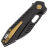 Нож Vosteed RSKAOS Wharncliffe blackwash сталь M390 рукоять Blackwash Titanium
