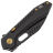 Нож Vosteed RSKAOS Wharncliffe blackwash сталь M390 рукоять Blackwash Titanium
