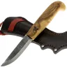 Нож Финка Стандарт сталь D2 рукоять Кап клёна (Дух Диких Лесов)