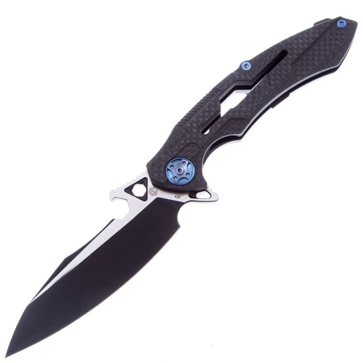 Нож Rike Knife M3 сталь 154CM Blackwash/Satin рукоять Carbon Fiber /Ti