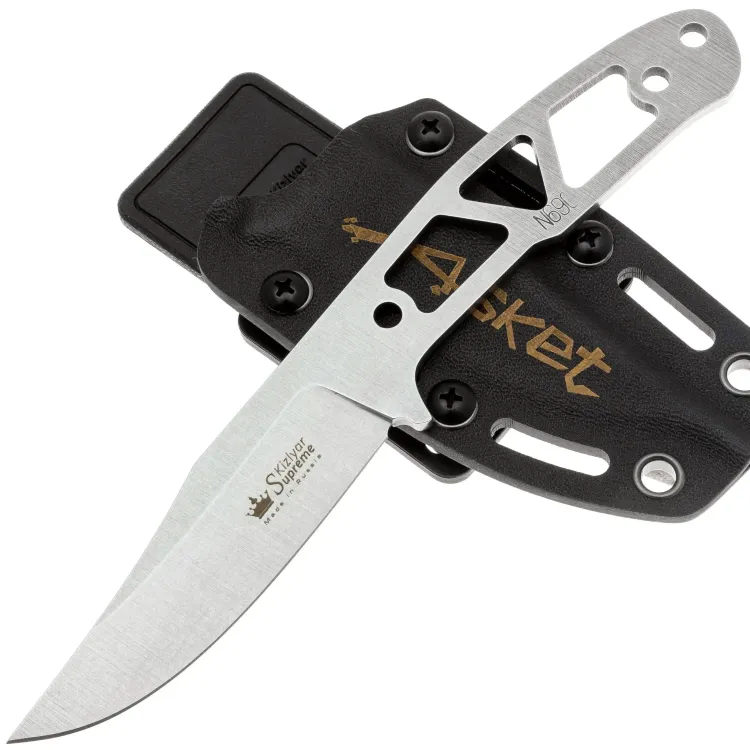 Нож Kizlyar Supreme Asket Skeleton stonewash сталь N690