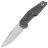 Нож WE Knife OAO satin сталь 20CV рукоять Gray Ti/Aluminum Foil CF (WE23001-1)