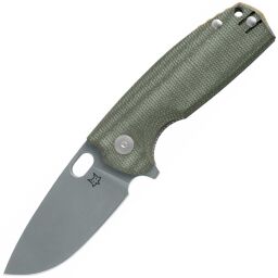 Нож FOX Core Vox acid stonewash сталь Elmax рукоять Green Micarta (FX-604 MFG)