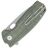 Нож FOX Core Vox acid stonewash сталь Elmax рукоять Green Micarta (FX-604 MFG)