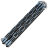 Нож-бабочка Reptilian Плазма-05BB сталь S35VN рукоять титан Black/Blue