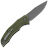 Нож Petrified Fish Hairtail dark stonewash сталь K110 рукоять Green Micarta