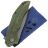 Нож Petrified Fish Hairtail dark stonewash сталь K110 рукоять Green Micarta