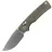 Нож Vosteed Porcupine ModSwap stonewash сталь 154CM рукоять Green Micarta
