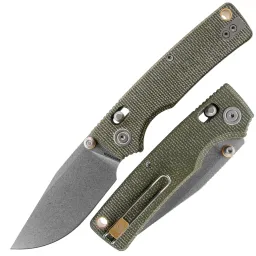 Нож Vosteed Porcupine ModSwap stonewash сталь 154CM рукоять Green Micarta