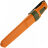 Нож Mora Kansbol Hunting сталь 12C27 рукоять Green/Orange TPE (14236)