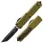 Нож Microtech UTX-85 Gen IV T/E black сталь M390MK рукоять OD Green Aluminum (12334-1OD)