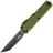 Нож Microtech UTX-85 Gen IV T/E black сталь M390MK рукоять OD Green Aluminum (12334-1OD)