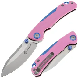 Нож Maxace Toucan cталь 10Cr15CoMoV рукоять Pink G10/Blue aluminium (OM05-2-C) Нож Maxace Toucan cталь 10Cr15CoMoV рукоять Pink G10/Blue aluminium (OM05-2-C)