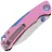 Нож Maxace Toucan cталь 10Cr15CoMoV рукоять Pink G10/Blue aluminium (OM05-2-C)
