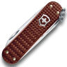 Нож-брелок Victorinox Classic Precious Alox Hazel Brown 58мм (0.6221.4011G)