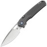 Нож Vosteed Psyop satin сталь Elmax рукоять Diamond pattern Gray Titanium