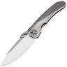 Нож Rike Knife Tissot 1 сталь M390 рукоять Grey/DLC Titanium