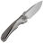 Нож Rike Knife Tissot 1 сталь M390 рукоять Grey/DLC Titanium