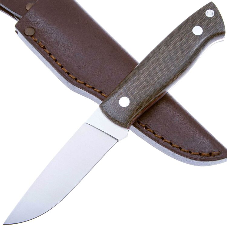 Нож Brisa Trapper 95 F сталь N690Co рукоять Green Micarta