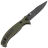 Нож НОКС Геккон Blackwash сталь AUS8 рукоять Olive G10 (340-580406)