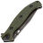 Нож НОКС Геккон Blackwash сталь AUS8 рукоять Olive G10 (340-580406)
