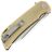 Нож Petrified Fish Tunny satin сталь 14C28N рукоять Brown Micarta