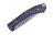 Нож Reptilian Пчак-4 сталь D2 рукоять Black/blue G10