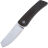 Нож Petrified Fish Flavorist Cleaver сталь K110 рукоять Black Micarta