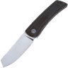 Нож Petrified Fish Flavorist Cleaver сталь K110 рукоять Black Micarta
