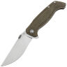 Нож Artisan Cutlery Kami stonewash сталь S35VN рукоять Micarta/Gray Titanium