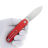 Нож SHOOZIZ HAN309 satin сталь D2 рукоять Red G10