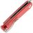 Нож SHOOZIZ HAN309 satin сталь D2 рукоять Red G10