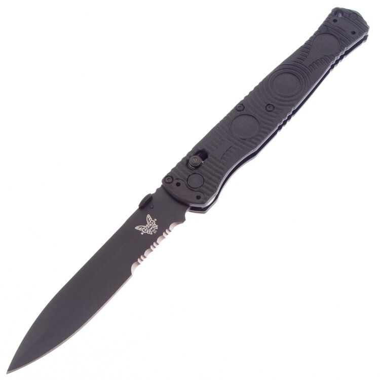 Нож Benchmade SOCP Folder Serrated сталь D2 рукоять CF-Elite (391SBK)