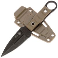 Нож Кизляр Шип блэквош сталь AUS-8 рукоять ABS песок (014207)