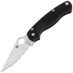 Нож Spyderco Paramilitary 2 Serrated сталь S45VN рукоять G10 (C81GS2)