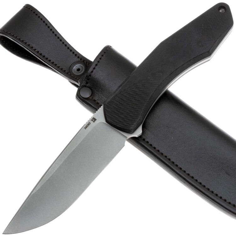Нож Гепард ЦМ сталь N690 рукоять Black G10 (Ульданов Д.Ф.)