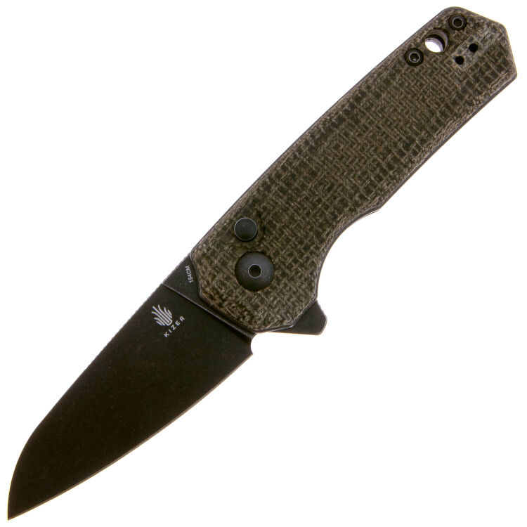 Нож Kizer Lieb M blackwash сталь 154CM рукоять Black Micarta