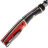 Нож Reptilian Трапёр-01 Limited Black сталь D2 рукоять Red G10
